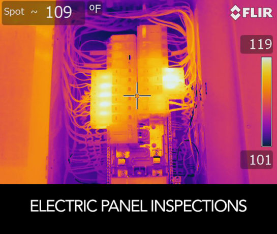 electric panel infrared inspections