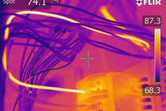 Electric Panel Infrared inspection for Insurance Renewal In Los Angeles