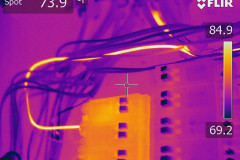 Electric Panel Infrared inspection for Insurance Renewal In Los Angeles